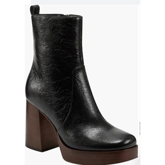 Marc Fisher- Marysa Block Heel Platform Bootie Size 11M (Women) - Picture 4 of 10